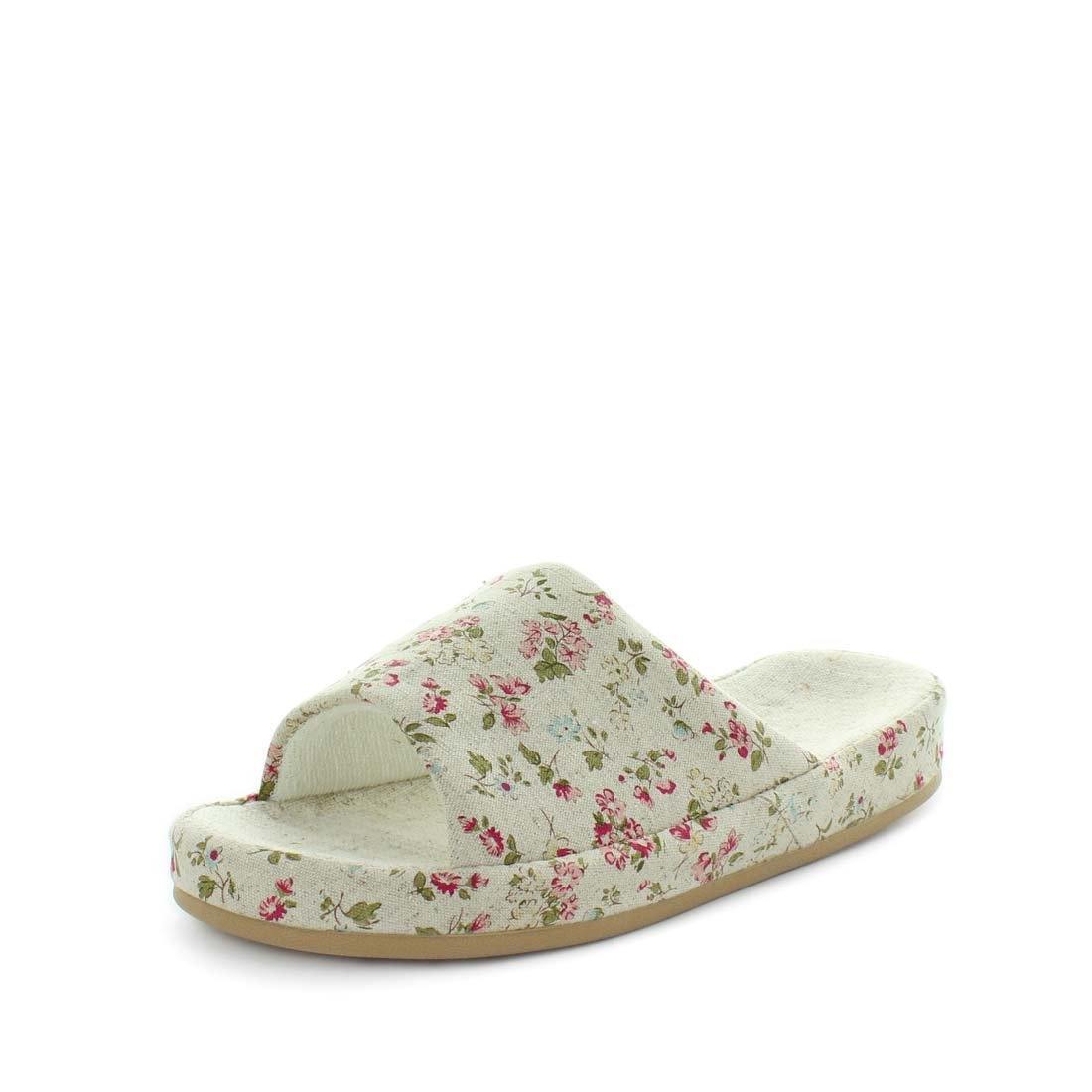 V717-PEVERLY-REDFLORAL-M-186745-00 Panda PEVERLY Slippers Uggs Red Floral Shoe M - Image 1