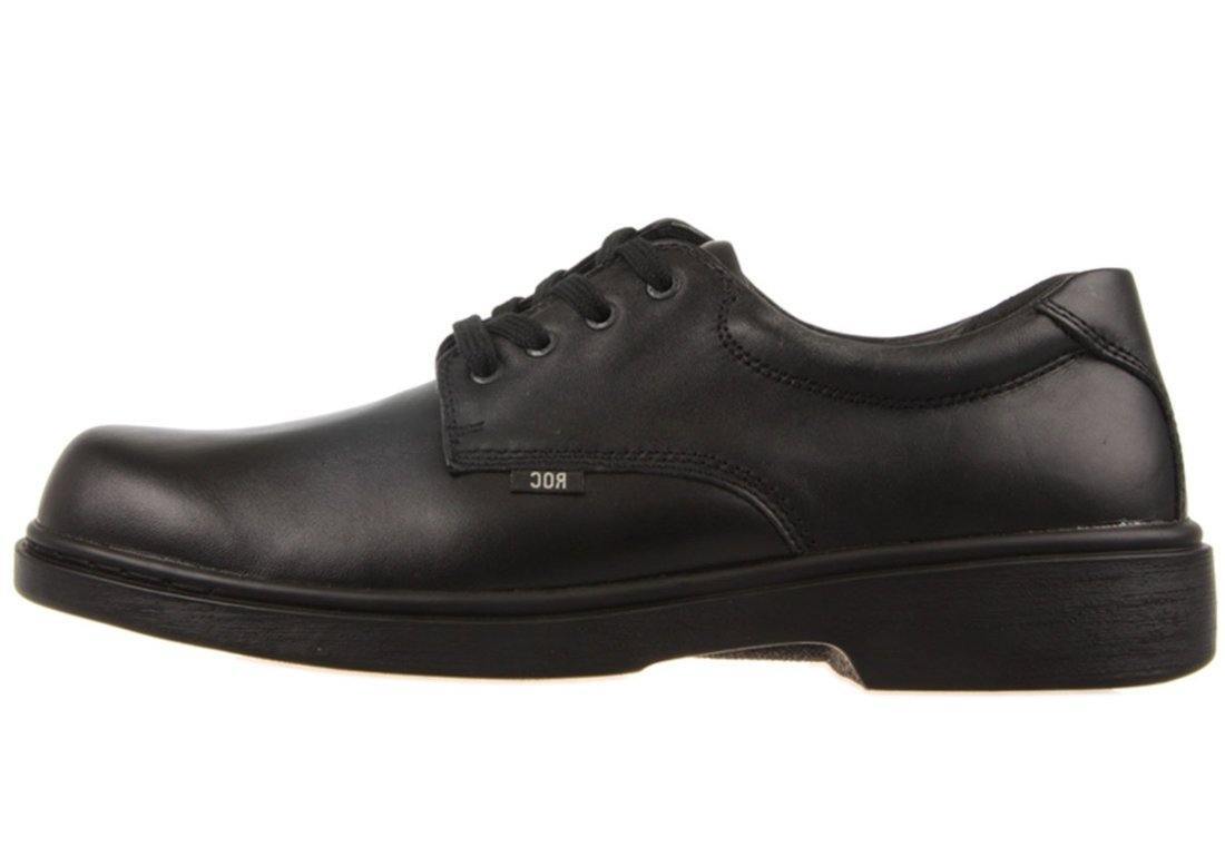 V717-RSTROBE-Y-BLACK-15-194016-00 ROC SHOES Boy's STROBE-Y School Black Shoe 1.5US - Image 1