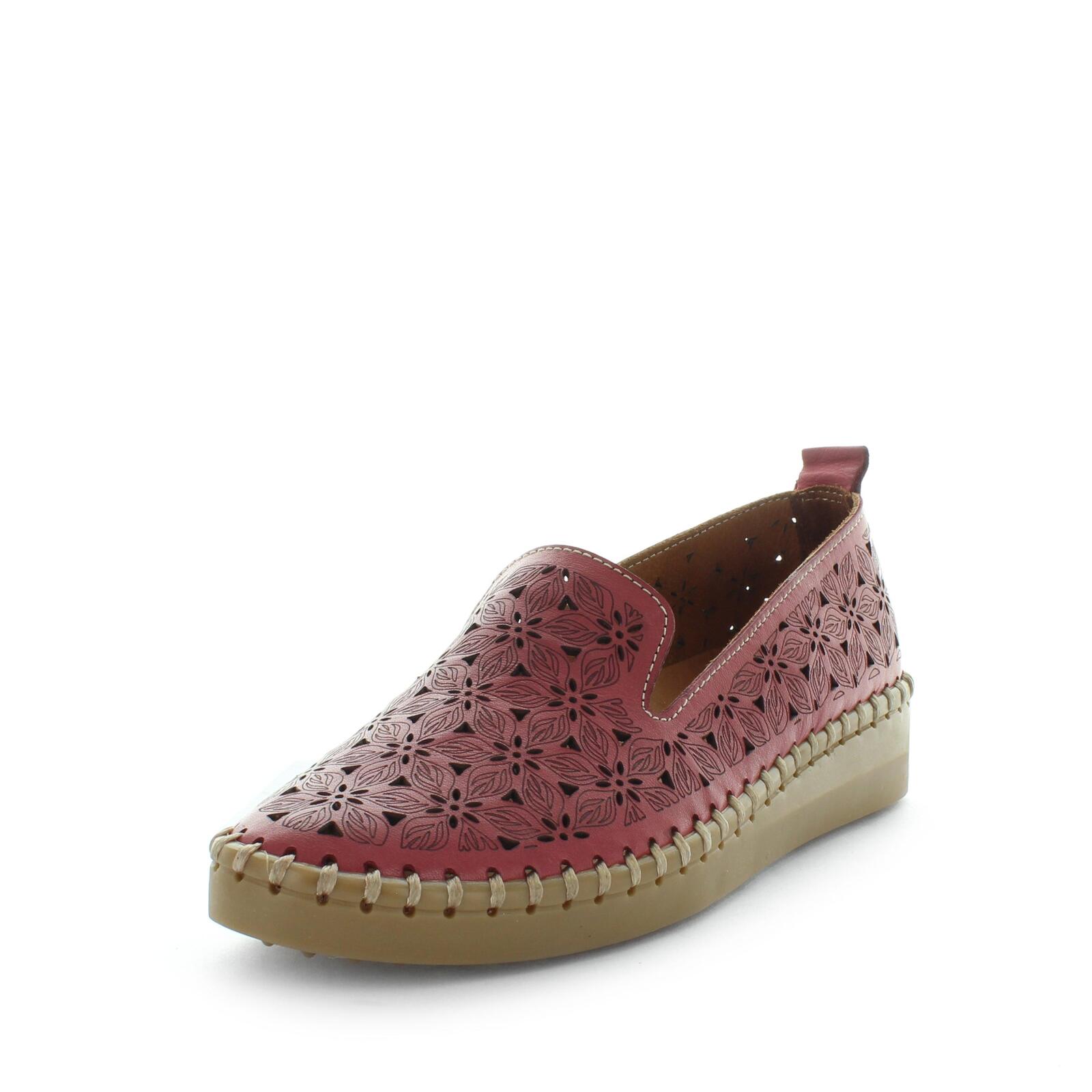 V717-STBAMI-BURGUNDY-41-192484-00 SOFT TREAD ALLINO Women's BAMI Loafers / Slip ons Burgundy Shoe 41EU - Image 1