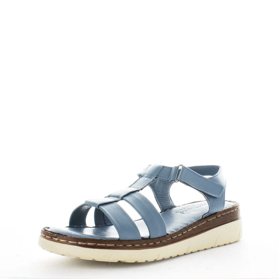 V717-STBANCY-BLUE-41-192672-00 SOFT TREAD ALLINO Women's BANCY Sandals Blue Shoe 41EU - Image 1