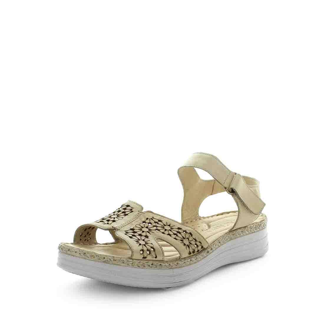 V717-STBANITA-BEIGE-42-193246-00 SOFT TREAD ALLINO Women's BANITA Sandals Beige Shoe 42EU - Image 1