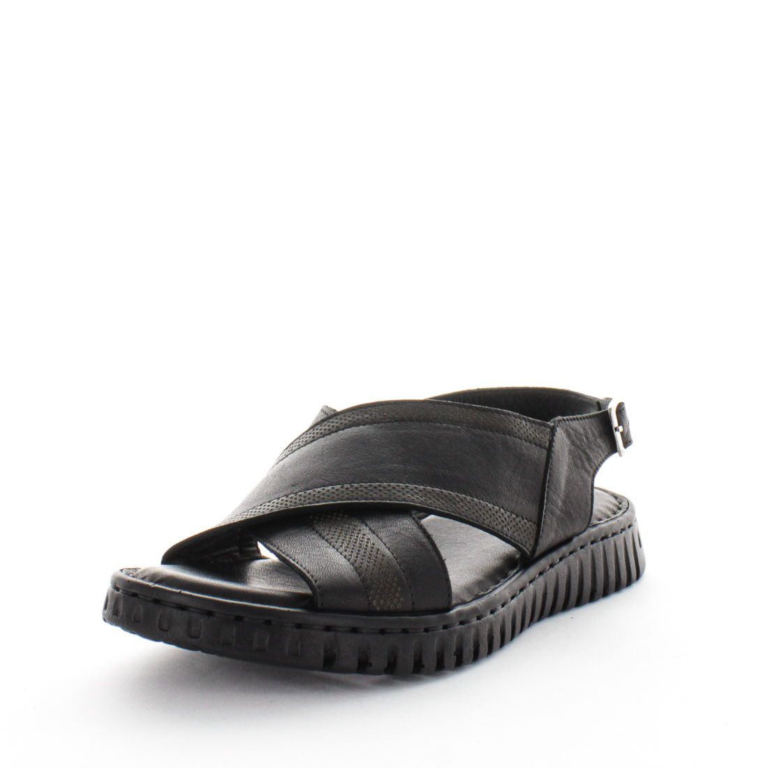 V717-STBITARA-BLACK-40-192870-00 SOFT TREAD ALLINO Women's BITARA Sandals Black Shoe 40EU - Image 1