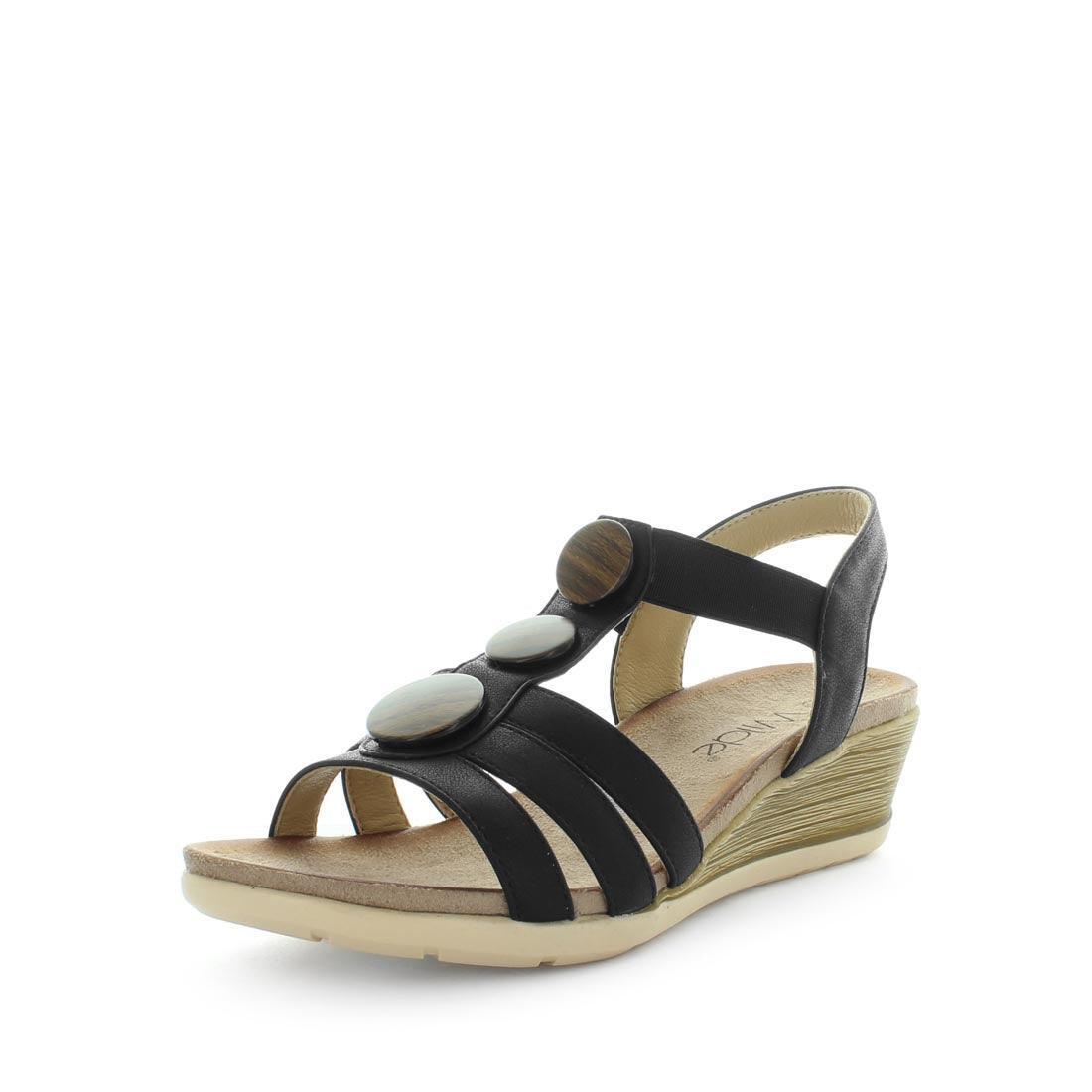 V717-WSAURA-BLACK-40-192837-00 WILDE Women's SAURA Sandals Black Shoe 40EU - Image 1