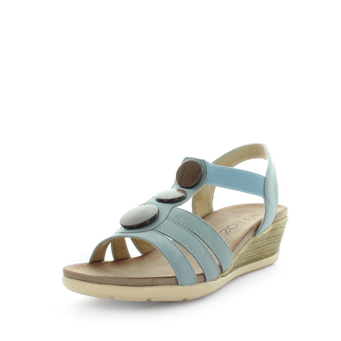 V717-WSAURA-BLUE-36-192851-00 WILDE Women's SAURA Sandals Blue Shoe 36EU - Image 1