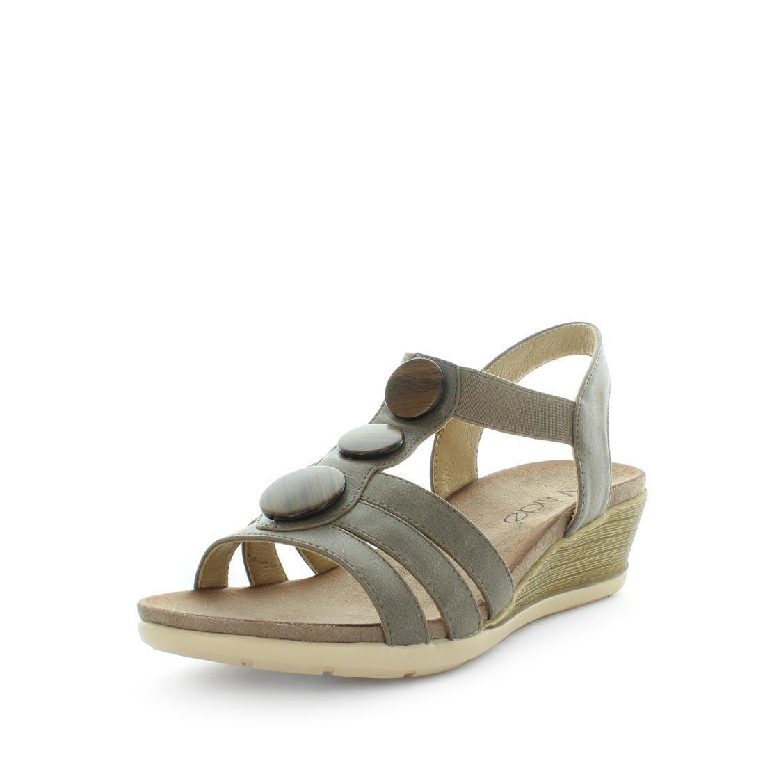 V717-WSAURA-TAUPE-37-192942-00 WILDE Women's SAURA Sandals Taupe Shoe 37EU - Image 1