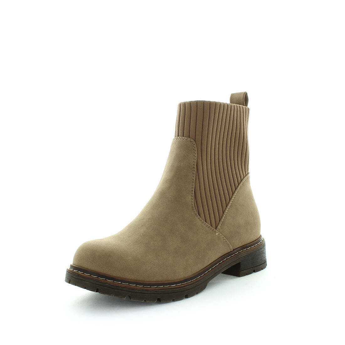 V717-WSCALA-TAUPE-38-193185-00 WILDE Women's SCALA Boots Taupe Shoe 38EU - Image 1