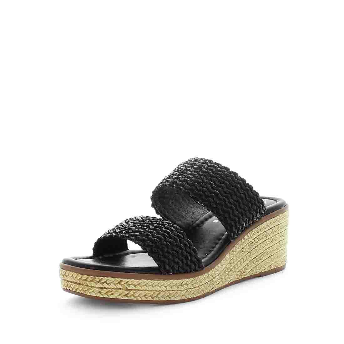 V717-WSILMA-BLACK-38-192418-00 WILDE Women's SILMA Wedges Black Shoe 38EU - Image 1