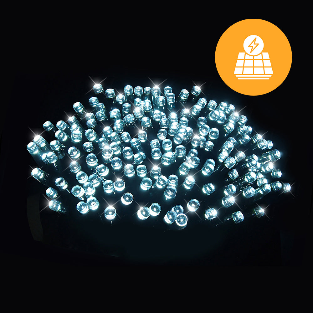 V720-XL0001M-200199-03 Solar Fairy Lights 100 LEDs available in 3 Colors - Multicolor - Image 1