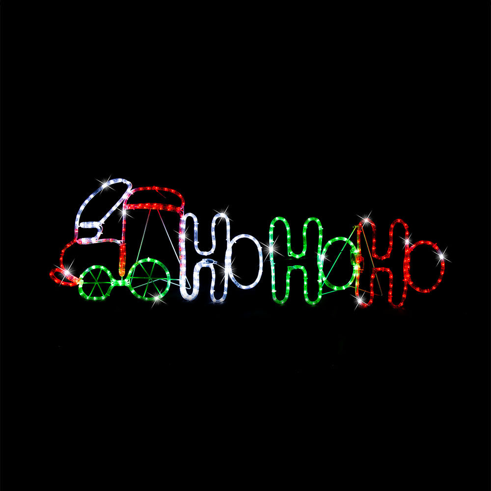 V720-XL1437-200139-00 LED Ropelight HoHoHo Train Twinkle Lights - Image 1
