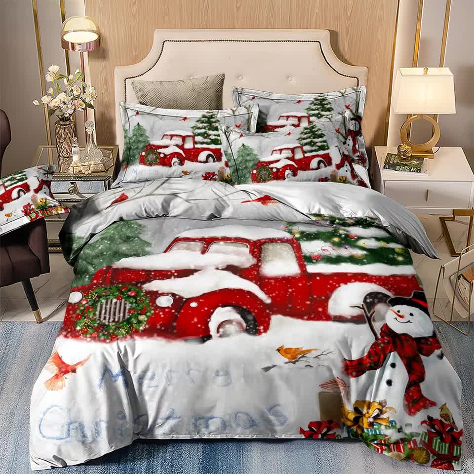 V745-AQ043127K3-212783-00 Elegant Touch Solid Color Duvet Cover Set - Easy Care-King - Image 1
