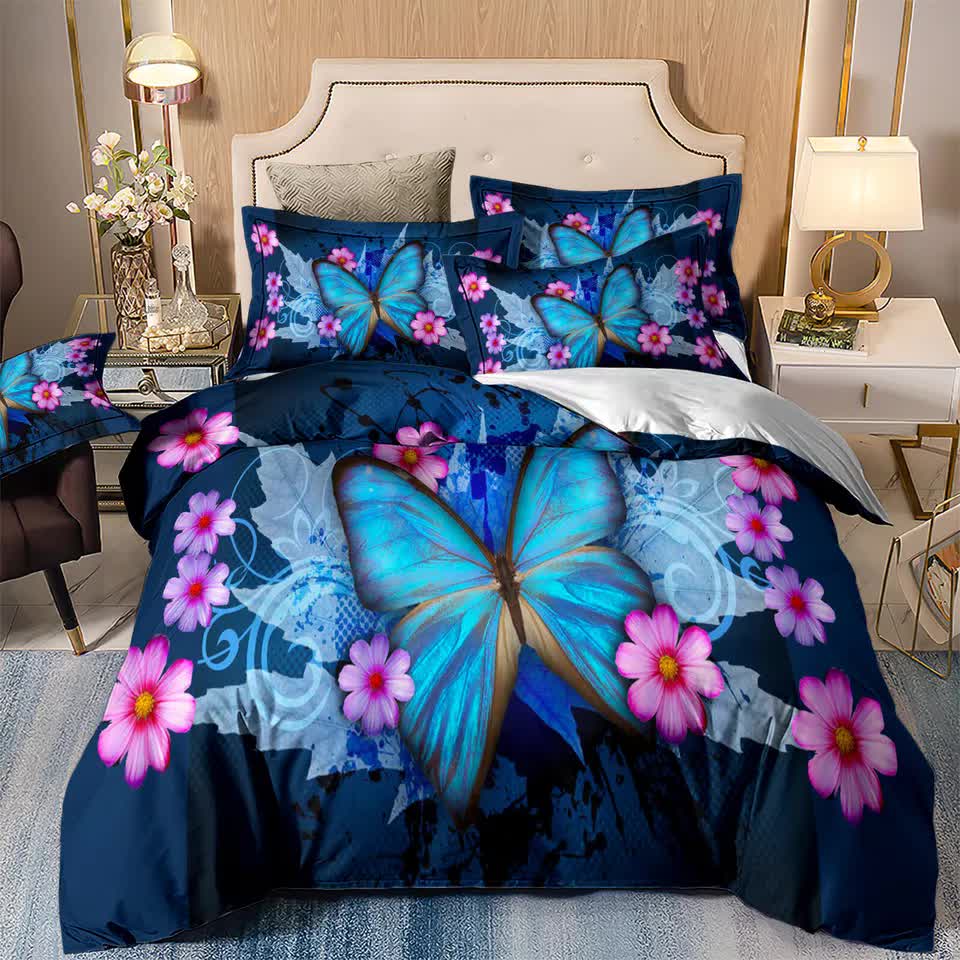 V745-AQ043841Q3-212772-00 Minimalist Charm 3-Piece Duvet Cover Set - Fade Resistant-Queen - Image 1
