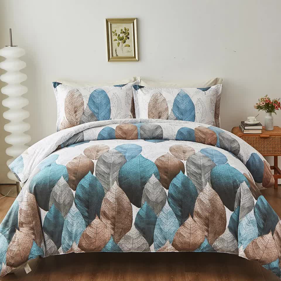 V745-AQ081901Q3-212750-00 Classic White Duvet Cover Set - Hotel-Quality Finish-Queen - Image 1