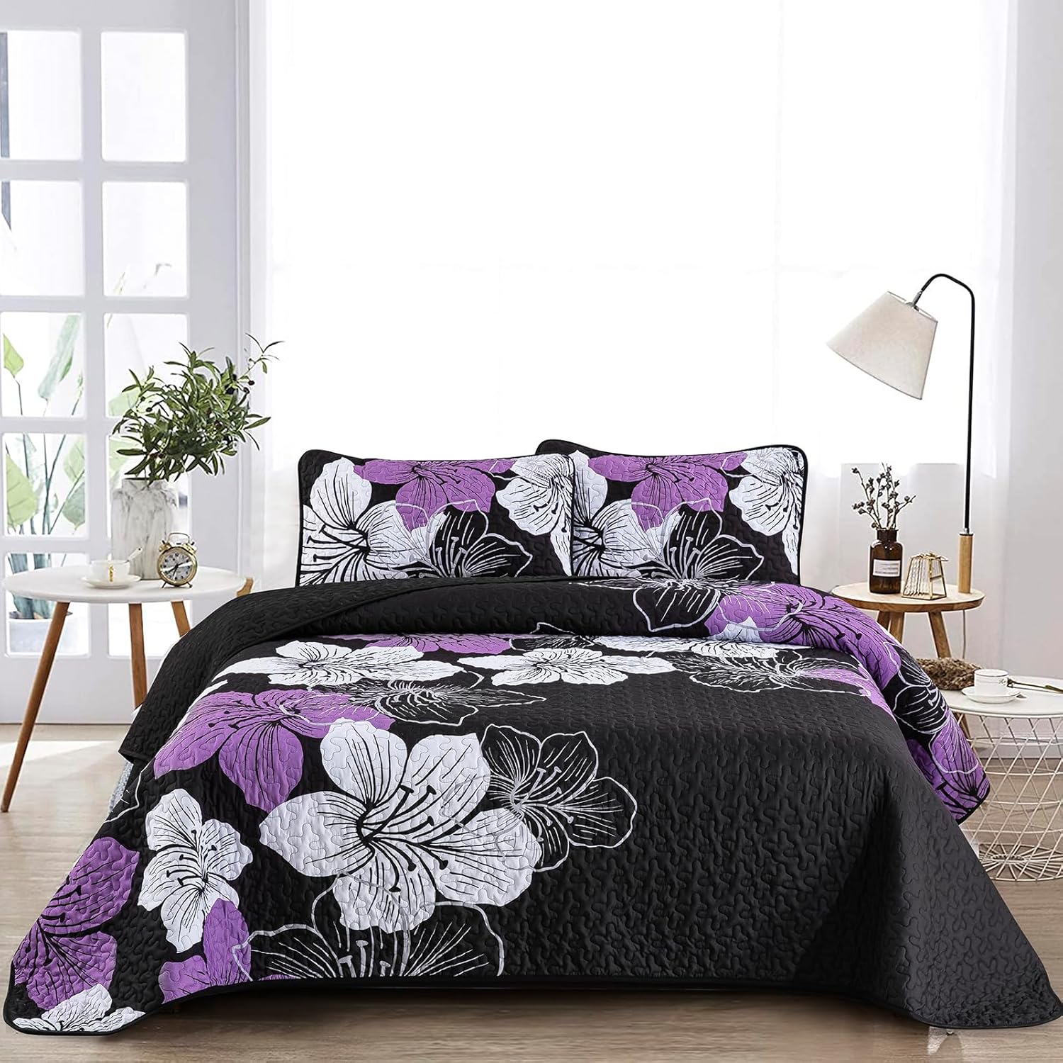 V745-MAC080368Q13U-190957-00 Majestic Quilted Bedspread and Pillowcases Set: Unmatched Beauty and Comfort - Queen size - Image 1