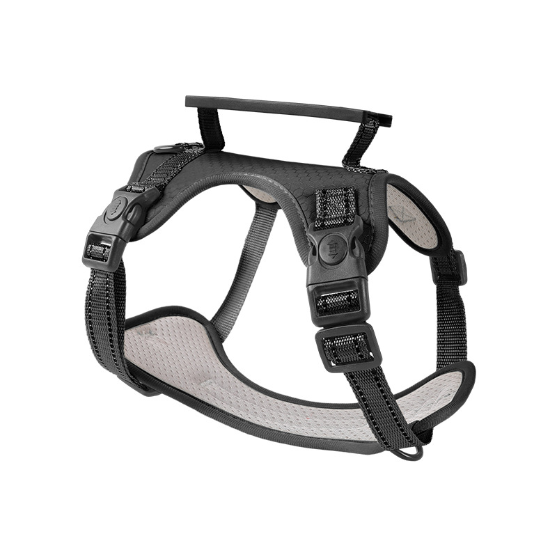 V888-ELOSUNG10080-204183-00 Reflective Dog Harness with Leash, No-Pull Vest Harness for Dogs, Adjustable Dog Vest with Handle, Walking Training Pet Harness XL size - Image 1