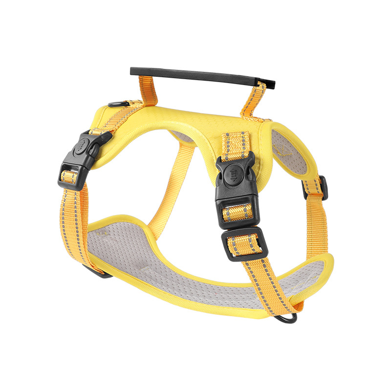 V888-ELOSUNG10090-204155-00 Reflective Dog Harness with Leash, No-Pull Vest Harness for Dogs, Adjustable Dog Vest with Handle, Walking Training Pet Harness Small size - Image 1