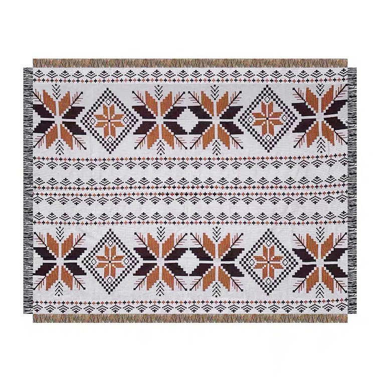 V888-ELOSUNG10310-206515-00 2pcs pack set 90*180cm Bohemian Picnic Blanket, Waterproof Camping Blanket, Outdoor Rug for Camping, Picnic, Beach - Image 1