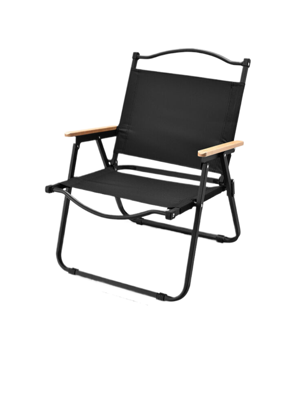 V888-ELOSUNG1052-202448-00 Portable camping Cryt chair-carbon steel black 60*52*42cm - Image 1
