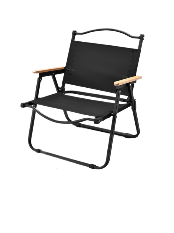 V888-ELOSUNG1054-202446-00 Portable camping Cryt chair-carbon steel black 78*52*50cm - Image 1