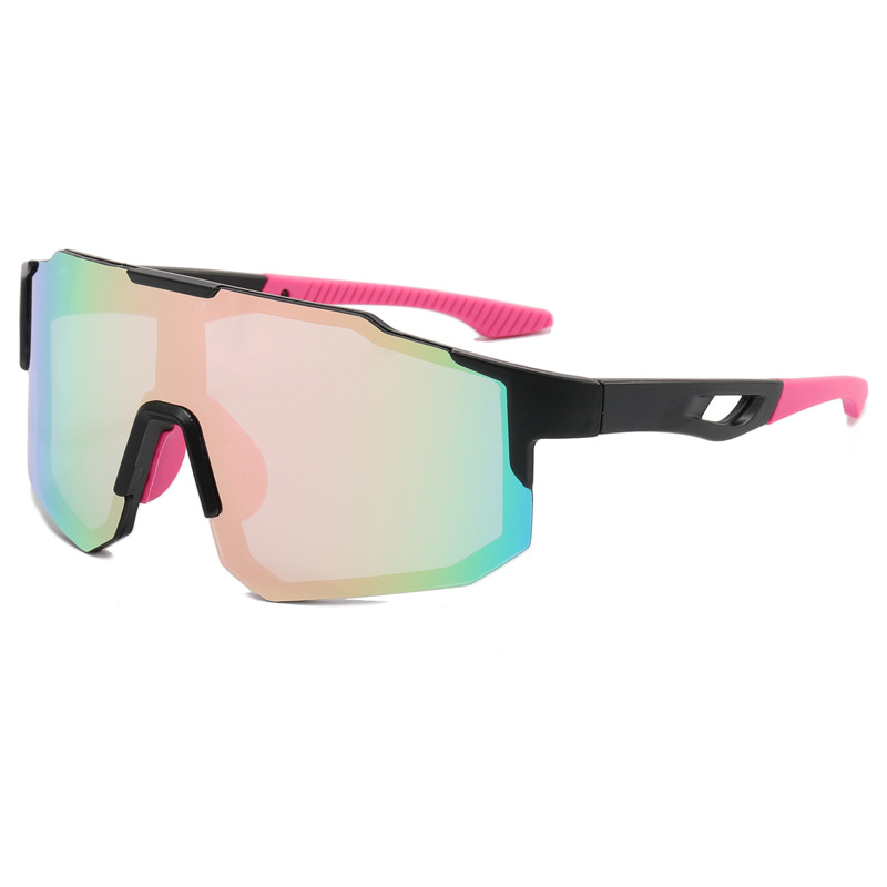 V888-ELOSUNG10614-205668-00 New sports sunglasses men's and women's cycling sunglasses dazzling sunglasses - Image 1