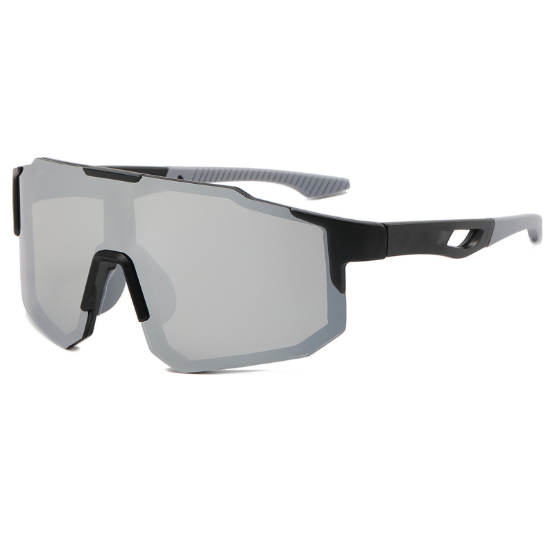 V888-ELOSUNG10615-205667-00 New sports sunglasses men's and women's cycling sunglasses dazzling sunglasses - Image 1