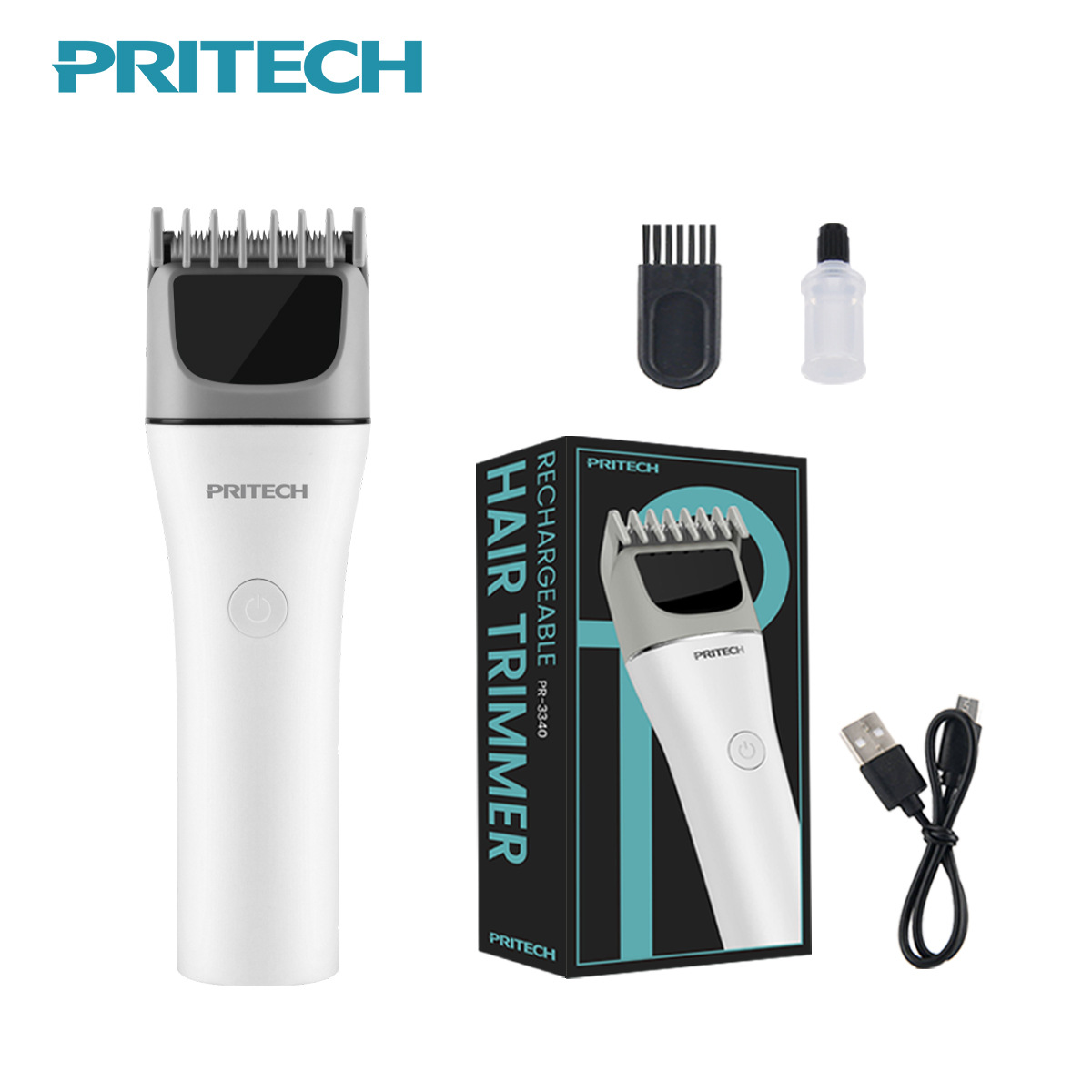 V888-ELOSUNG10848-206272-00 Rechargeable Hair Trimmer - Professional Cordless Grooming Kit - Image 1