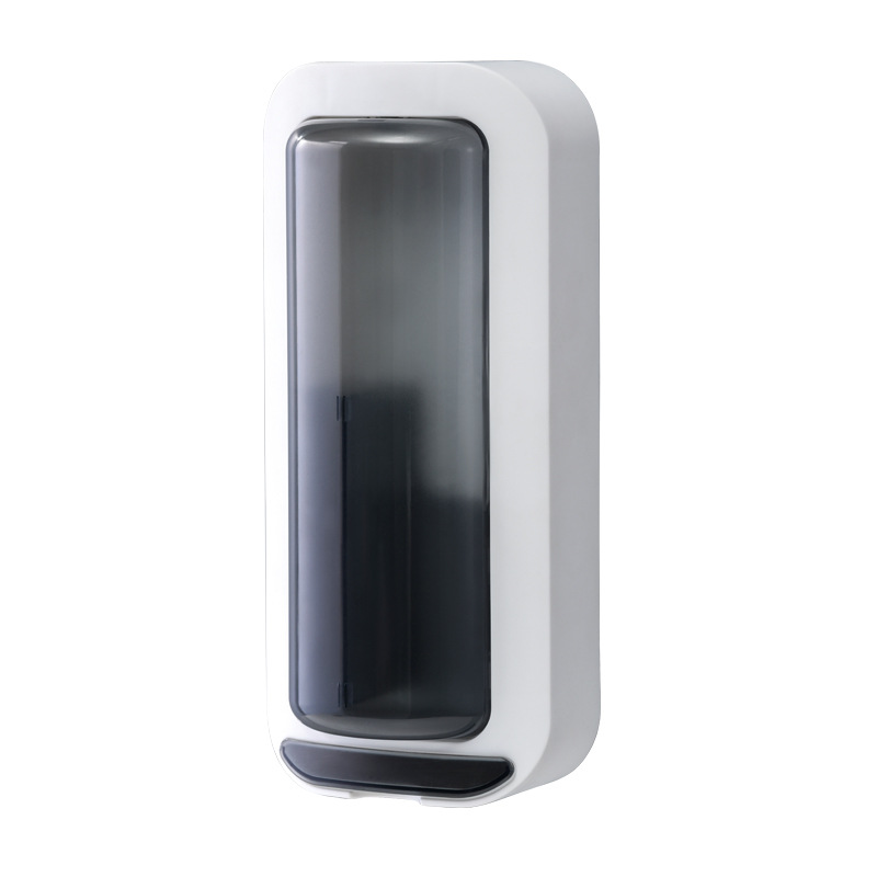 V888-ELOSUNG10983-206066-00 Wall-Mounted Utensil Holder with Dustproof and Insect-Resistant Cover 15cm(L)*6.5cm(D)*32cm(H)(Grey) - Image 1
