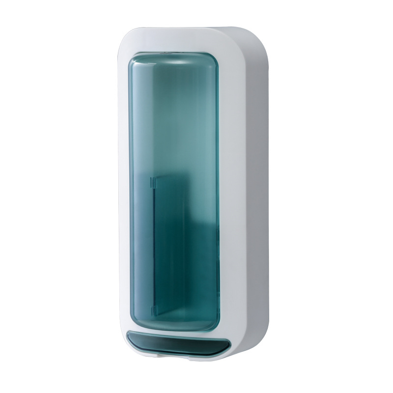 V888-ELOSUNG10985-206068-00 Wall-Mounted Utensil Holder with Dustproof and Insect-Resistant Cover 15cm(L)*6.5cm(D)*32cm(H)(Blue) - Image 1