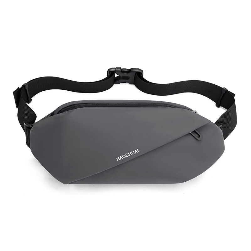 V888-ELOSUNG11032-206414-00 Versatile Crossbody/Fanny Pack for Men - Lightweight and Large Capacity (Gray) - Image 1