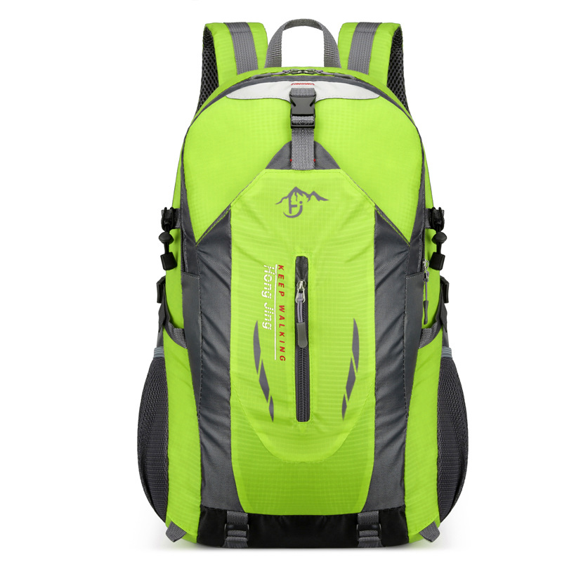 V888-ELOSUNG11509-209380-00 Green Lightweight Hiking Backpack - Waterproof Outdoor Travel & Camping Bag with Multi-Compartment Design - Image 1