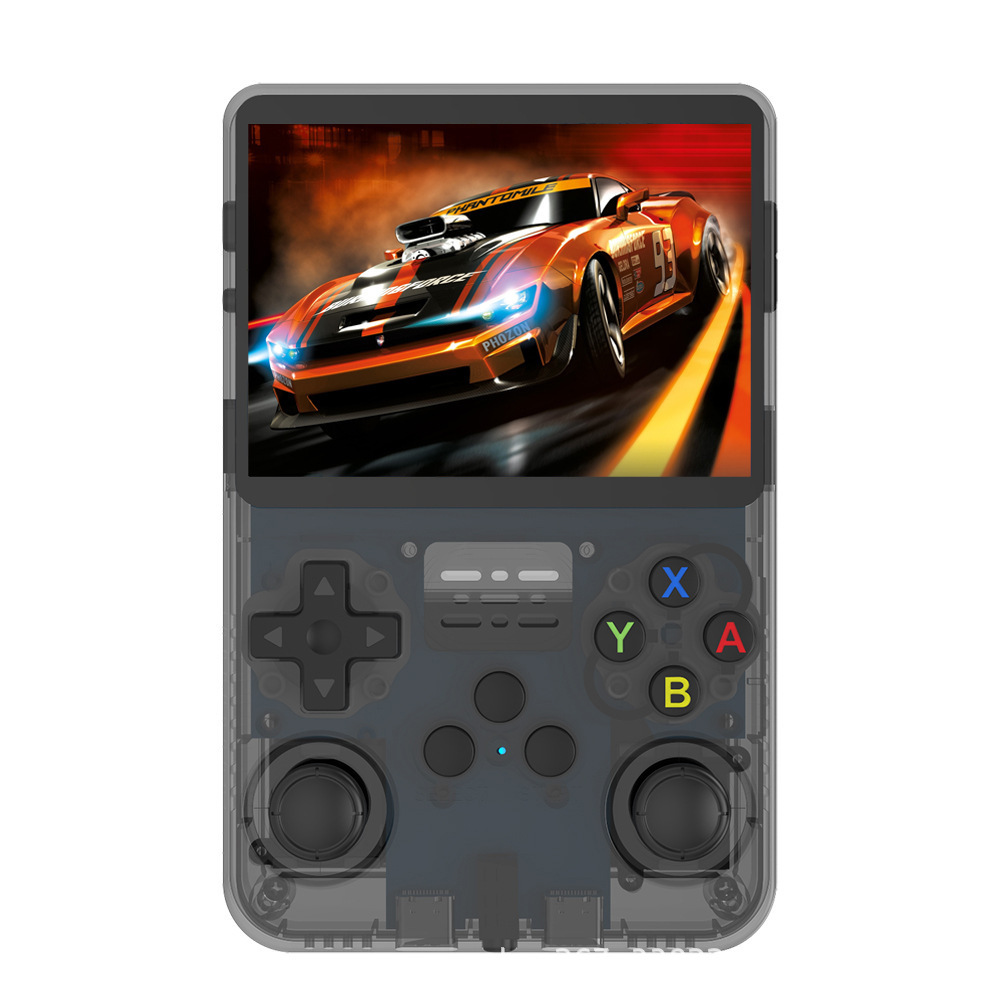 V888-ELOSUNG11634-209606-00 Black Retro Portable Gaming Console with 128GB, 2 Memory Card - 3D Games, HD Display, and Dual Joysticks - Image 1