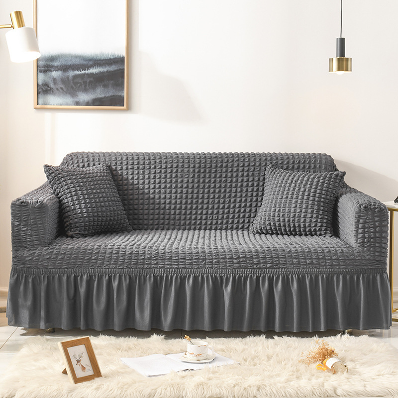 V888-ELOSUNG1170-202581-00 Elastic sofa cover-gray (235-300cm) - Image 1