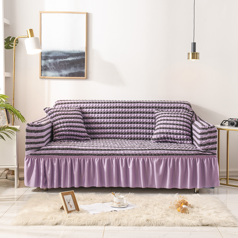 V888-ELOSUNG1182-202568-00 Elastic sofa cover-purple (90-140cm) - Image 1