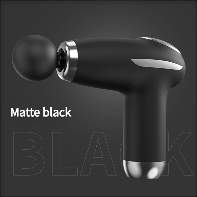 V888-ELOSUNG11838-210259-00 Black Mini Portable Fascia Gun - 6-Speed Adjustable Muscle Massage Gun, Type-C Charging, 5W Power - Image 1