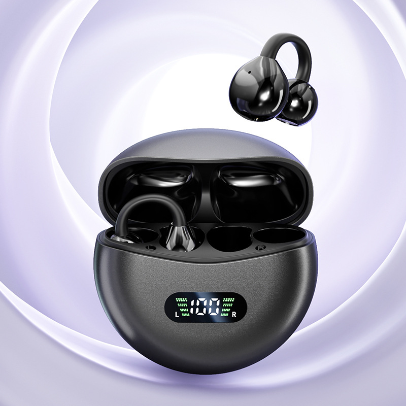 V888-ELOSUNG11853-210104-00 Black M79 Spherical OWS Over-Ear Bluetooth Earphones - Wireless, Stylish Design, Superior Sound Quality - Image 1