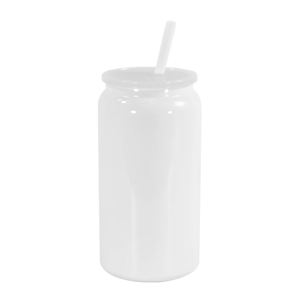 V888-ELOSUNG12101-210402-00 White 16oz 304 Stainless Steel Insulated Travel Mug - Portable Outdoor Coffee Cup, Double-Wall Thermos for Hot & Cold Beverages - Image 1