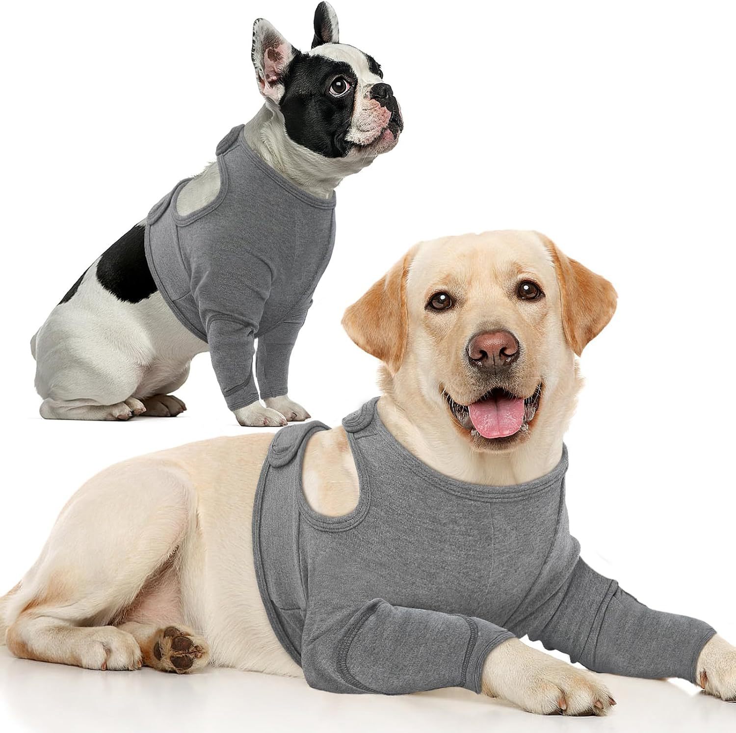 V888-ELOSUNG12134-210376-00 M Pet Front Leg Protective Sleeve - Elastic Dog Leg Guard for Post-Surgery Protection, Prevents Licking and Biting - Image 1