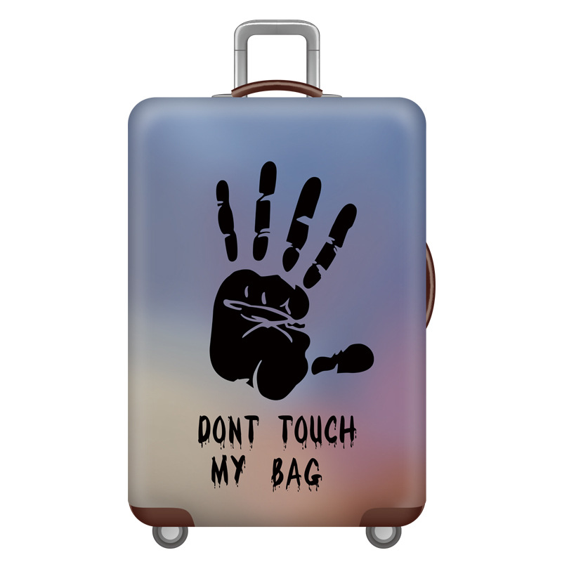 V888-ELOSUNG12383-211940-00 S 18-20 Inch Elastic Luggage Cover with Zipper, Travel Suitcase Protector, Scratch Resistant Luggage Cover - Image 1