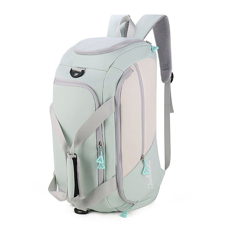 V888-ELOSUNG13092-210240-00 Light Green Large Capacity Travel Backpack - Multi-Function Carry-On Bag for Clothes, Luggage Storage, and Business Trips - Image 1