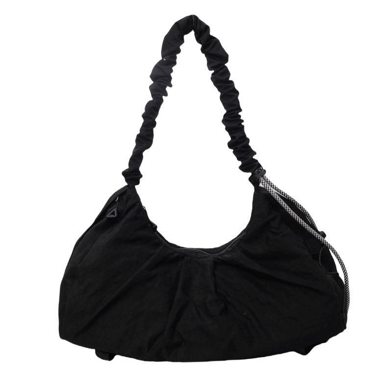 V888-ELOSUNG13119-210344-00 Black Fashionable Lightweight Shoulder Bag - Compact Fitness Yoga Sports Bag for Women, Casual Training Bag - Image 1