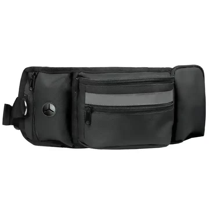 V888-ELOSUNG13143-210439-00 Black Portable Dog Training Bag - Multi-Function Pet Snack Pouch, Waste Bag Holder, and Training Waist Bag for Dog Walking and Outdoor Adventures - Image 1