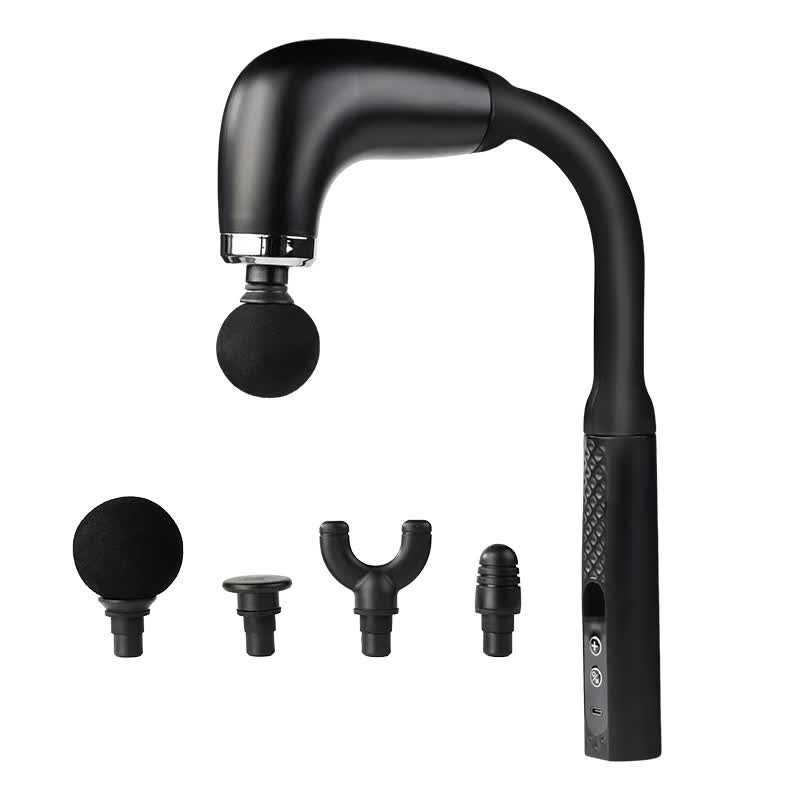 V888-ELOSUNG13182-210584-00 Black Electric Elbow Fascia Gun for Body/Head Relief Portable Silent Body Fatigue Reliever Hot Selling Massager - Image 1