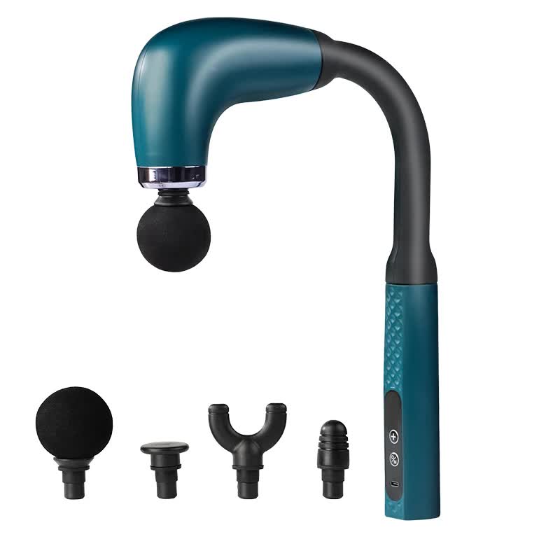 V888-ELOSUNG13183-210671-00 Green Electric Elbow Fascia Gun for Body/Head Relief Portable Silent Body Fatigue Reliever Hot Selling Massager - Image 1