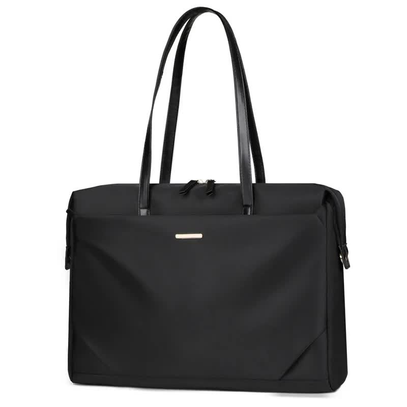 V888-ELOSUNG13203-210705-00 Black Women’s Work Tote Bag – New Fashionable Laptop Bag, Large Capacity Business Briefcase, Commute & Office Tote - Image 1