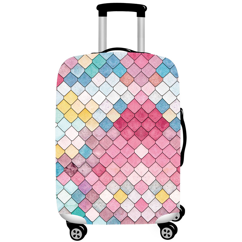 V888-ELOSUNG13443-211709-00 XL 29-32 Inch Elastic Luggage Cover with Zipper, Travel Suitcase Protector, Scratch Resistant Luggage Cover - Image 1