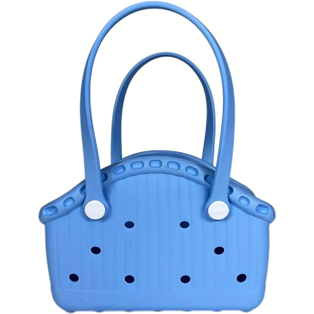 V888-ELOSUNG13630-212346-00 Blue Portable EVA Pet Handbag - DIY Custom Decoration Carrier for Small Pets, Beach, and Outdoor Use (Large Capacity) - Image 1