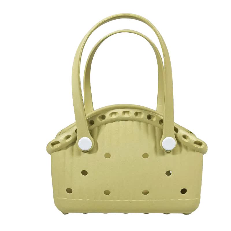 V888-ELOSUNG13634-212350-00 Khaki Portable EVA Pet Handbag - DIY Custom Decoration Carrier for Small Pets, Beach, and Outdoor Use (Large Capacity) - Image 1