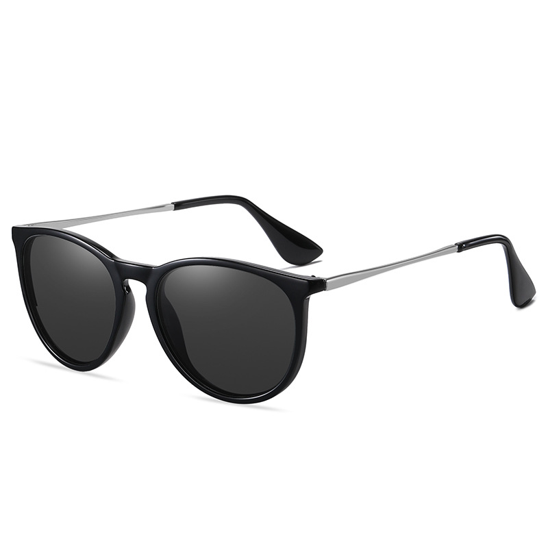 V888-ELOSUNG13737-212720-00 Black Stylish Polarized Sunglasses for Men and Women – UV Protection, Lightweight Design, Trendy Sunglasses for Outdoor Activities - Image 1