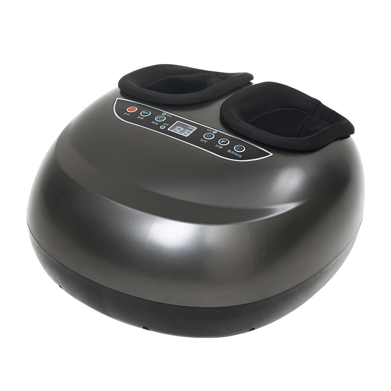 V888-ELOSUNG15023-211497-00 Luxury Automatic Foot Massager - Black Shiatsu Foot and Calf Massager with Adjustable Intensity, Air Compression, and Digital Display - Image 1