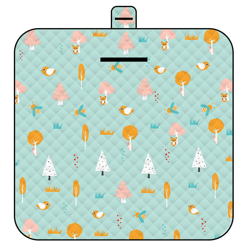 V888-ELOSUNG15047-211882-00 Thickened Waterproof Picnic Blanket - Portable Outdoor Beach Mat for Camping and Hiking 150*200cm(The Grove) - Image 1