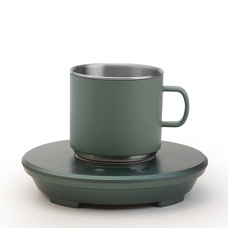 V888-ELOSUNG15147-212267-00 Green Multifunctional Cooling and Heating Cup with Mug - 10W Rapid Temperature Adjustment - Image 1